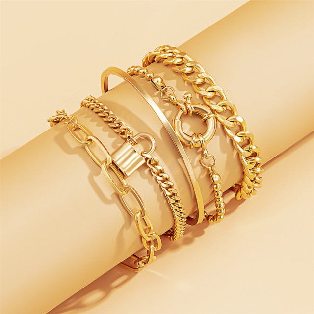 Gold Bracelets, Bangles, Chain & Charm